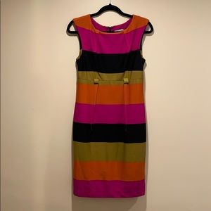 Colorful fall dress